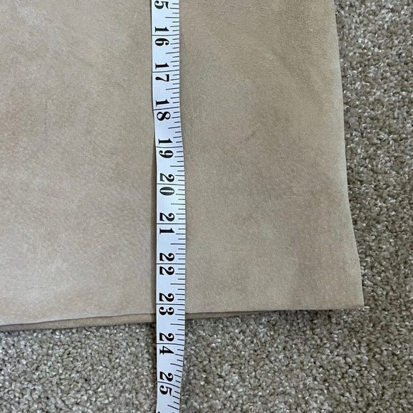 Isaac Mizrahi for Target Suede Pencil Skirt Maple Syrup Tan Leather Women’s 8 - Picture 5 of 7